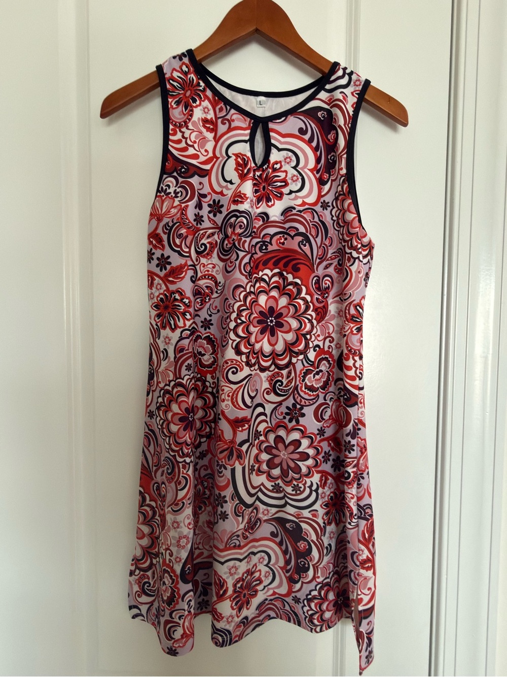 Nuu Muu Activewear Red Floral Print Dress
